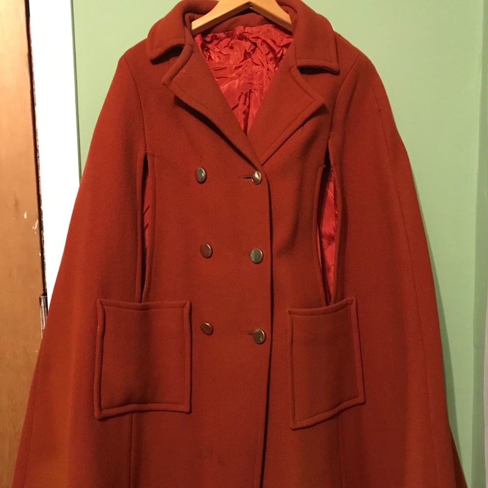 1960s retro wool cape! Vintage and rare!